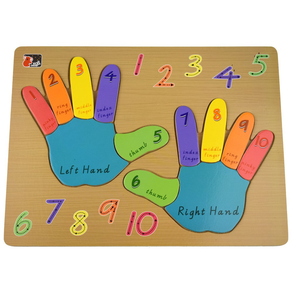 Toddlers Left & Right Hand Shape Sorter Puzzle Game