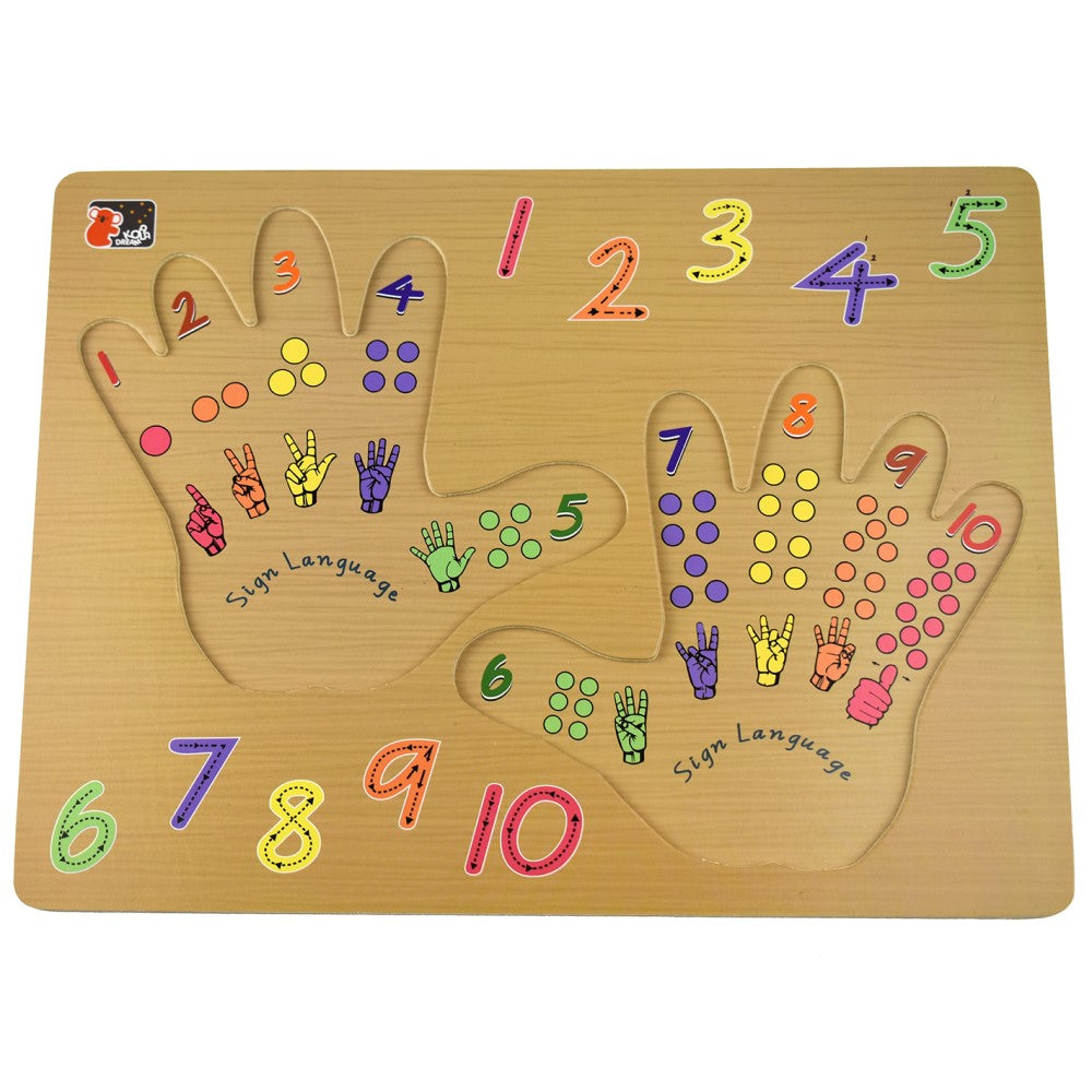 Toddlers Left & Right Hand Shape Sorter Puzzle Game