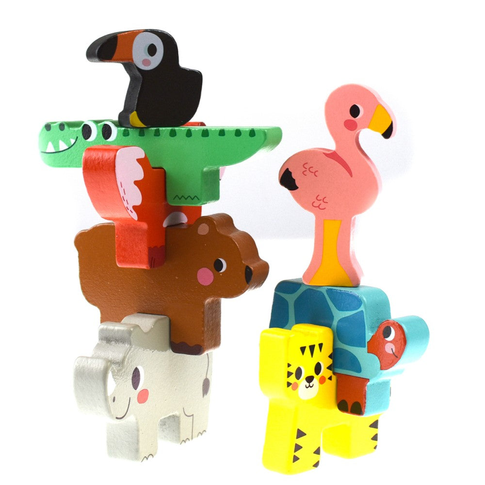 Toddlers Wooden Animal Stacking Game