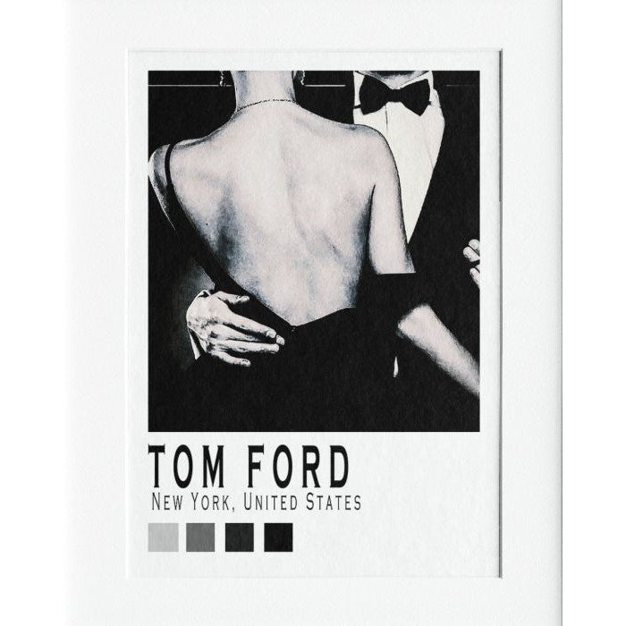 Tom Ford Mounted Print Wall Decor - 40x50cms