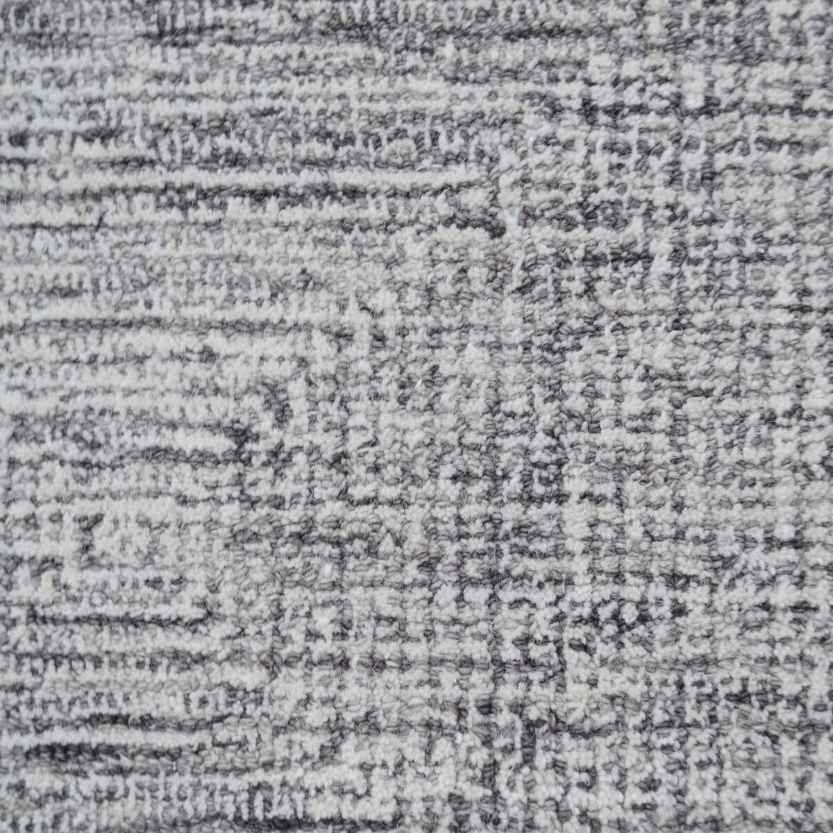 Tonal Design Handmade Woolen Rug - Grey (Available in 3 Sizes)