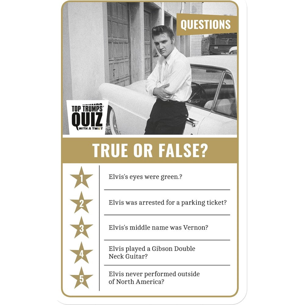 Top Trumps Card Game: Elvis Quiz