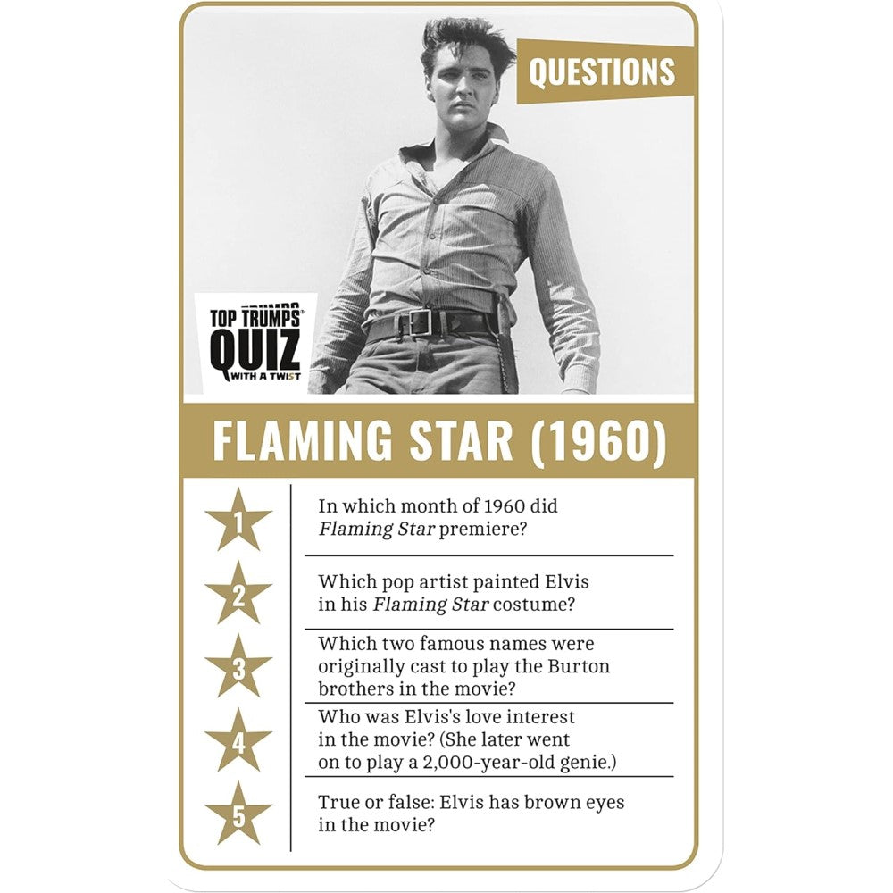 Top Trumps Card Game: Elvis Quiz