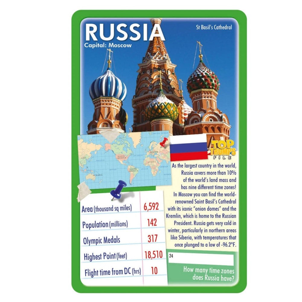 Top Trumps Card Game: Countries Of The World