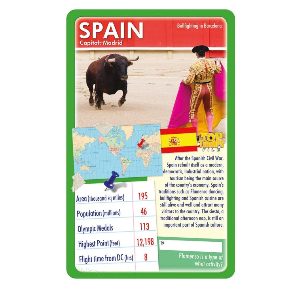 Top Trumps Card Game: Countries Of The World