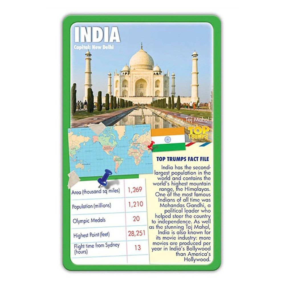 Top Trumps Card Game: Countries Of The World