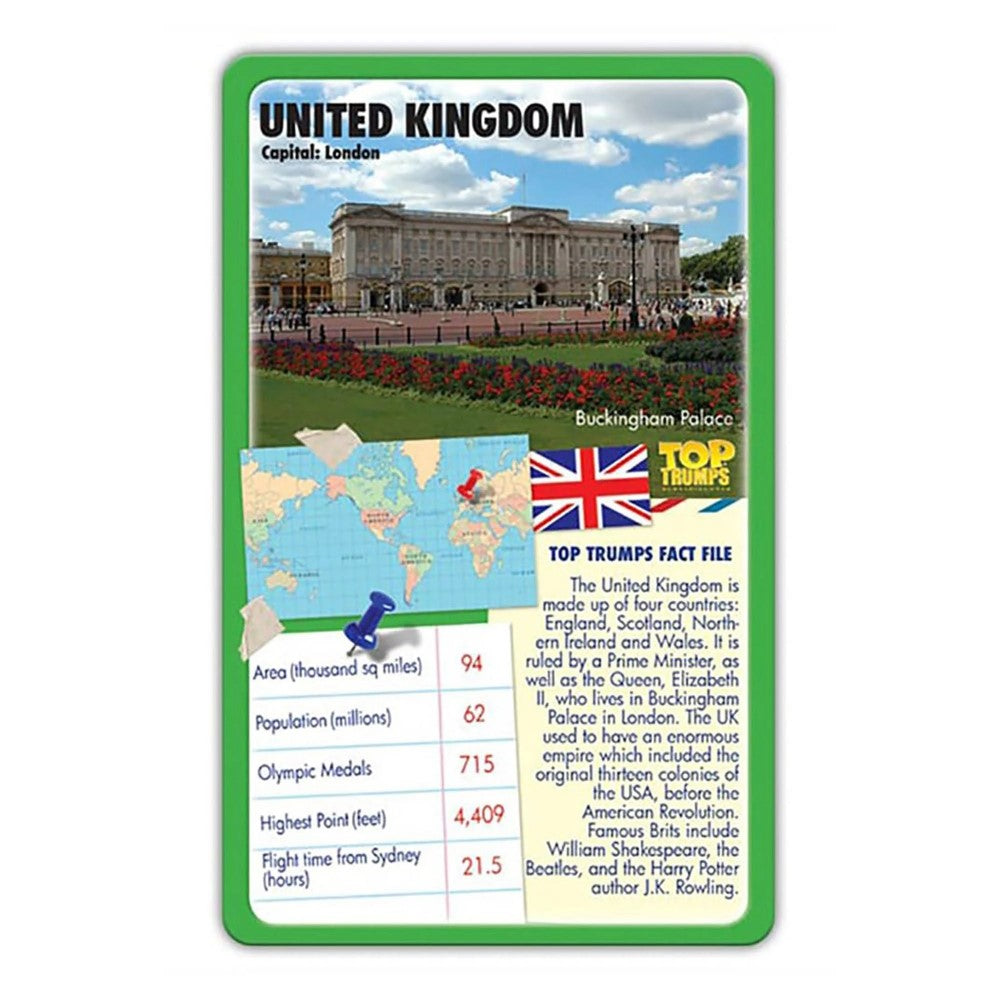 Top Trumps Card Game: Countries Of The World