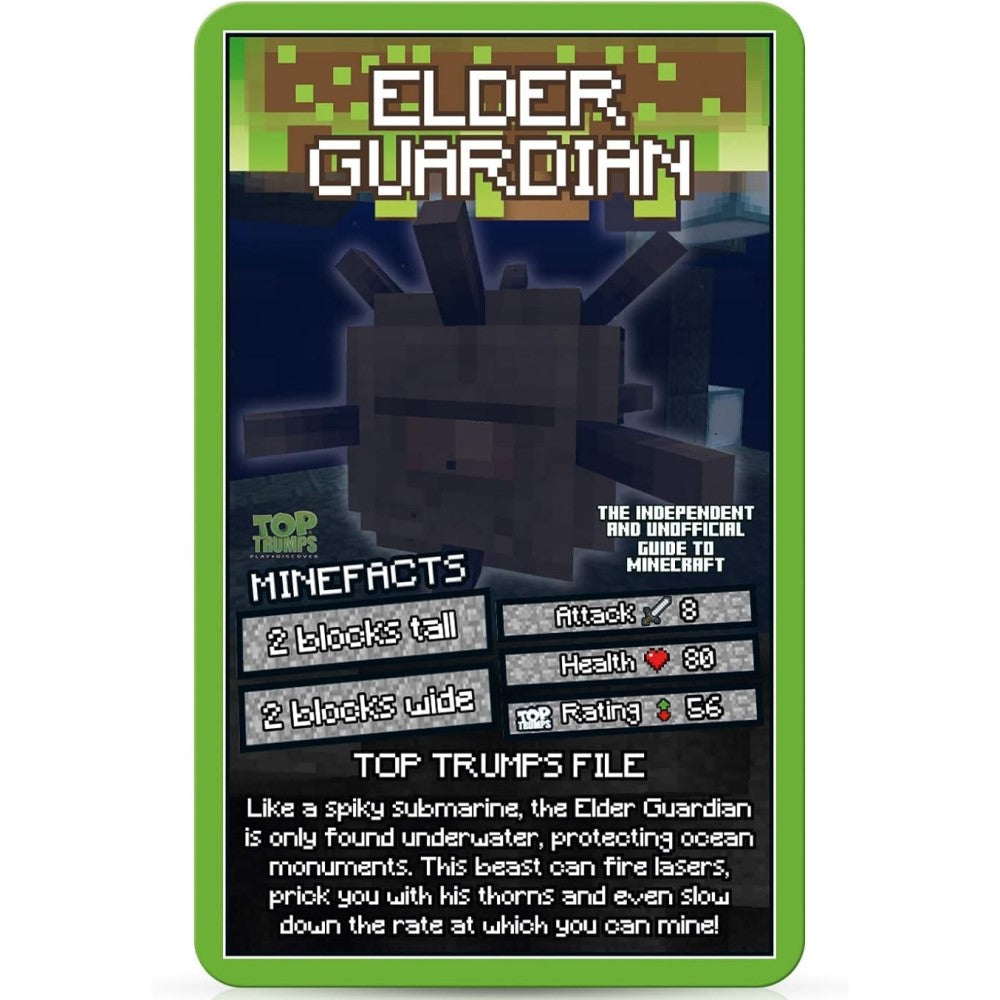 Top Trumps Card Game: Unofficial Guide To Minecraft