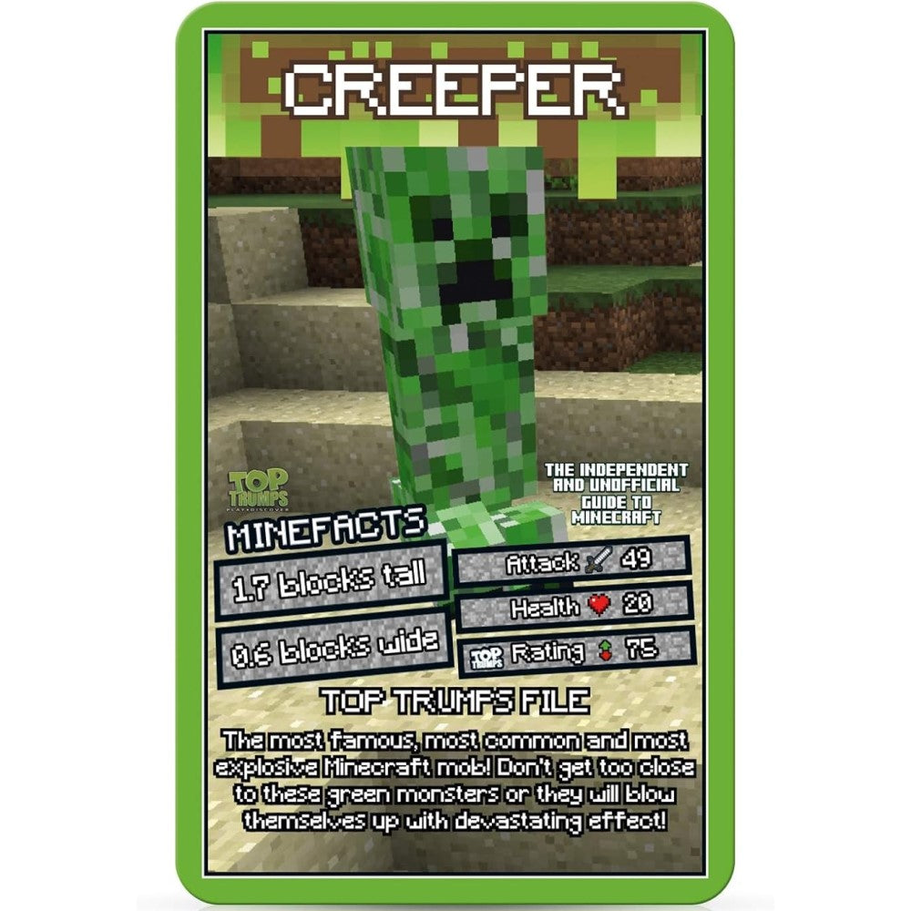 Top Trumps Card Game: Unofficial Guide To Minecraft