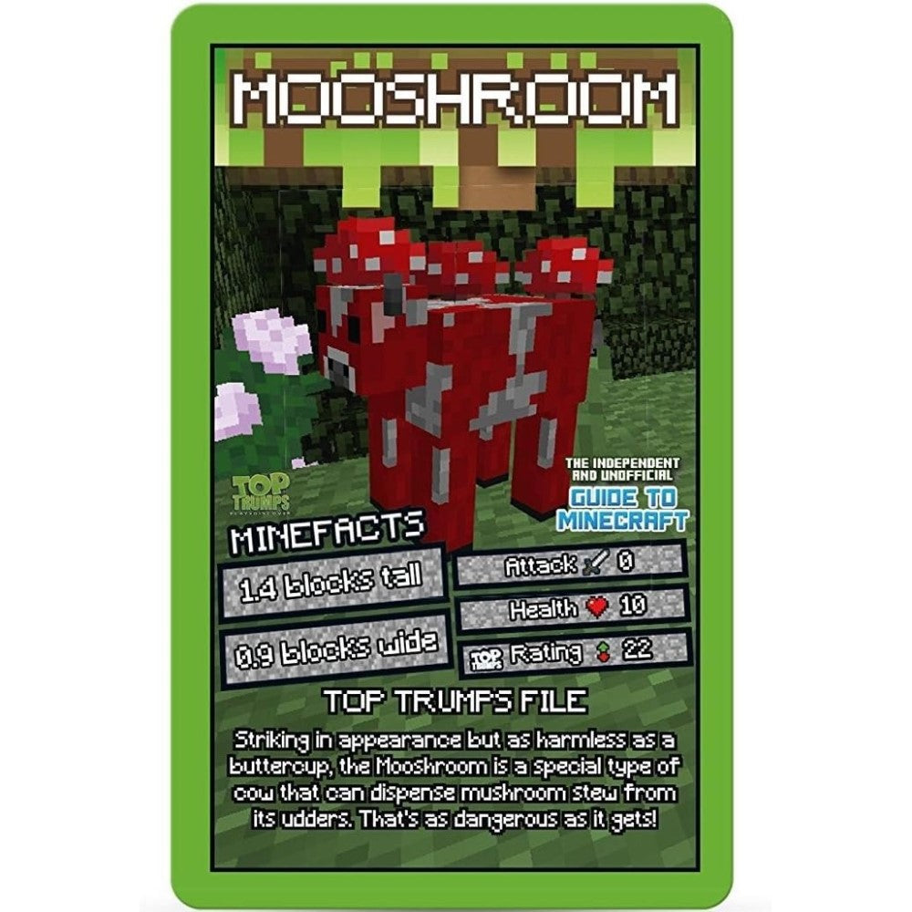 Top Trumps Card Game: Unofficial Guide To Minecraft