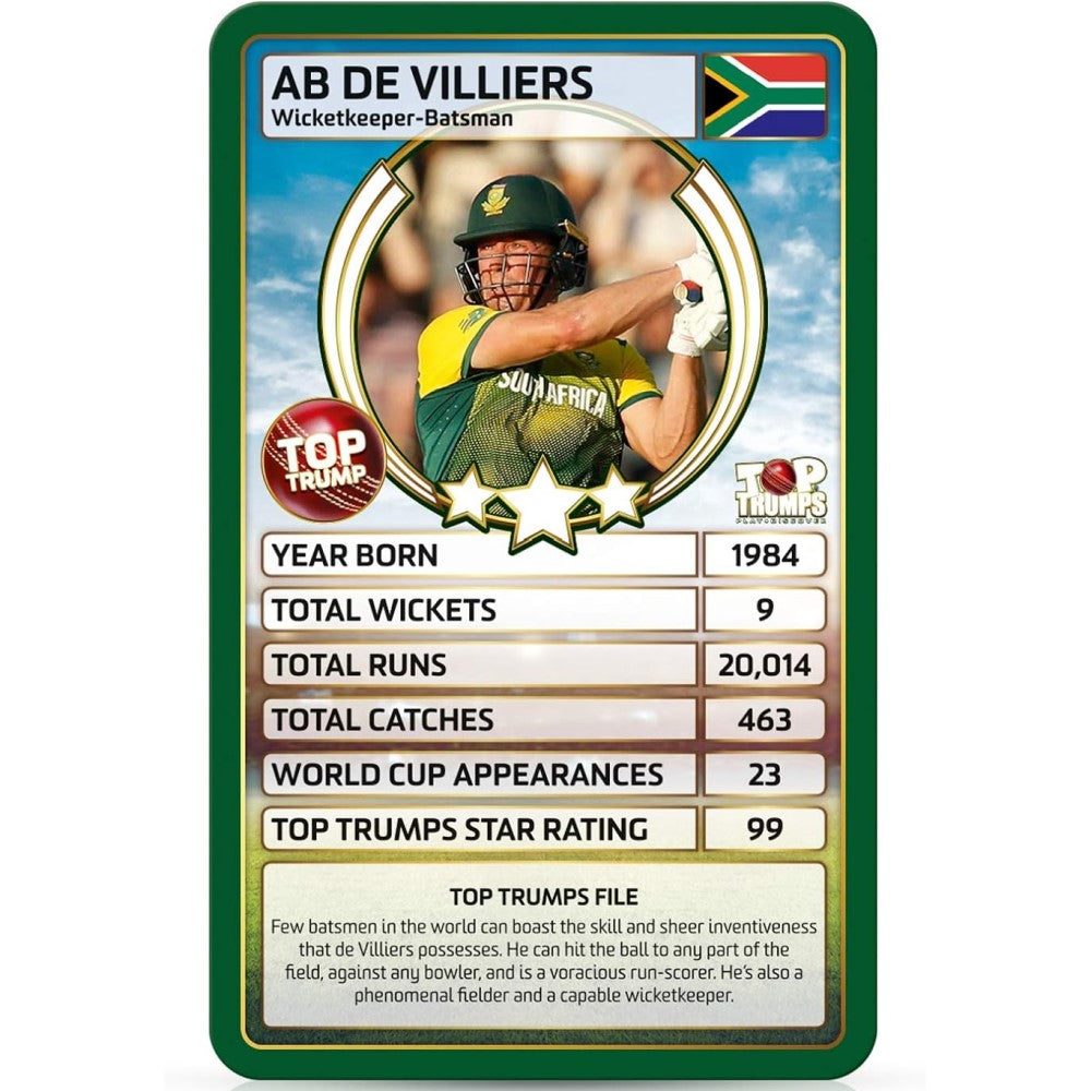 Top Trumps Card Game: World Cricket Stars