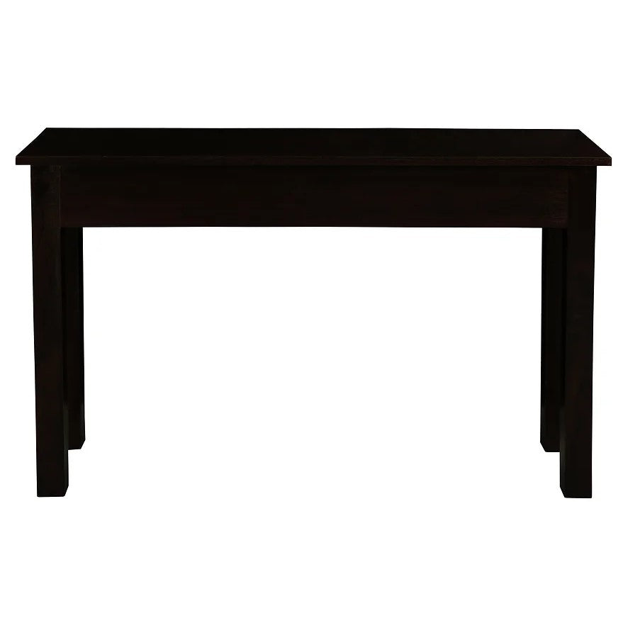 Traditional 2-Drawer Straight Leg Sofa Table - Dark Brown