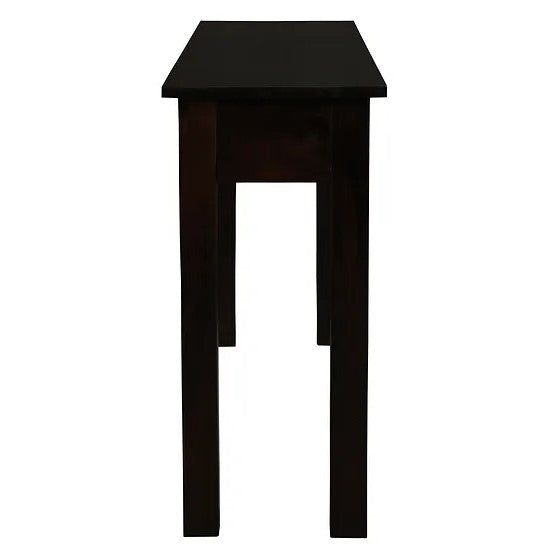 Traditional 2-Drawer Straight Leg Sofa Table - Dark Brown