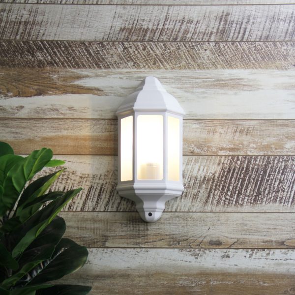 Traditional Flush Mounted Outdoor Wall Light (Available in 2 Colors)