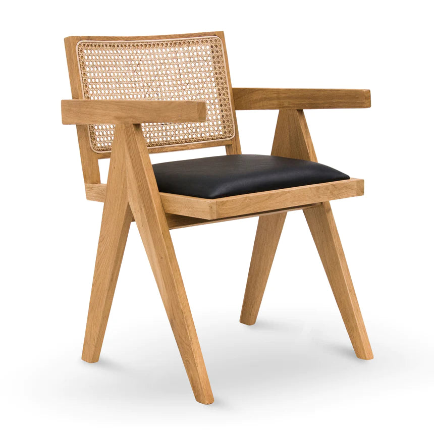 Traditional Rattan Dining Chair - Natural