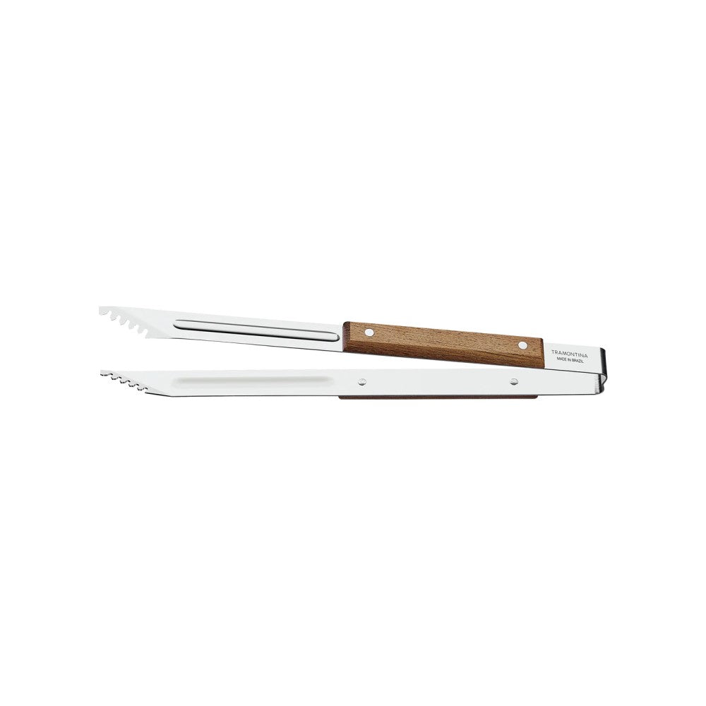 Tramontina Barbecue Tongs With Wooden Handle - 37cms