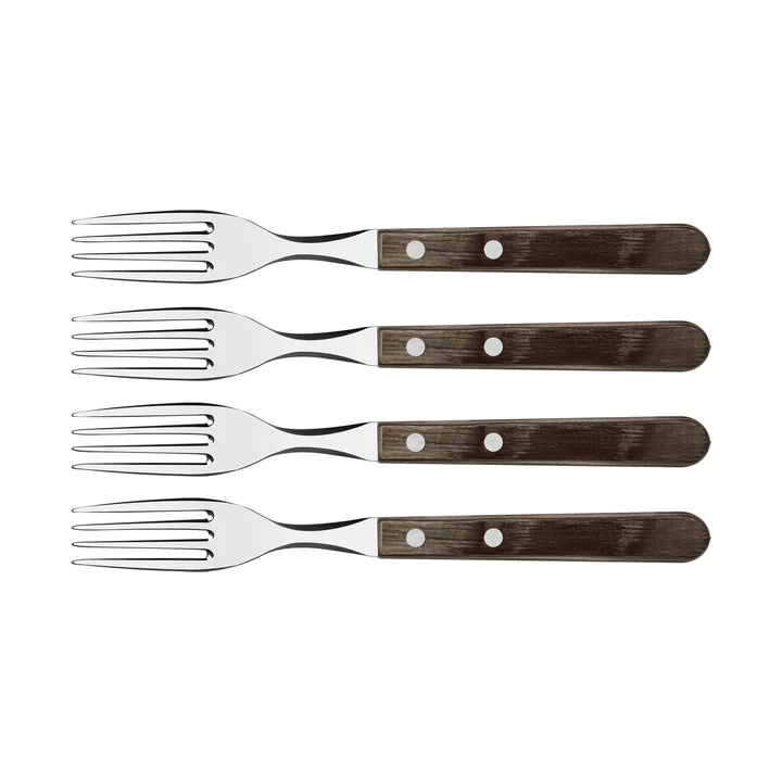 Tramontina Churrasco Brown 4 Pcs Jumbo Table Fork Set