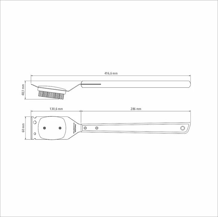 Tramontina Churrasco Grill Brush with Wood Handle - 41.7cms