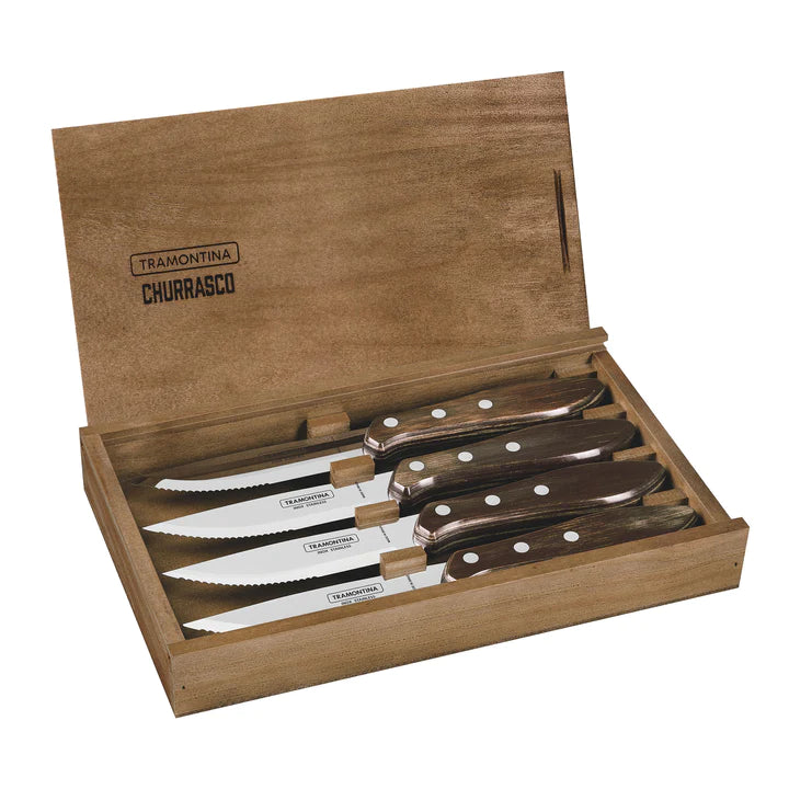 Tramontina Churrasco Premium Fandango Steak Knife Set 4Pcs