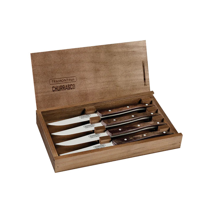 Tramontina Churrasco Premium Paisano Steak Knife Set 4Pcs