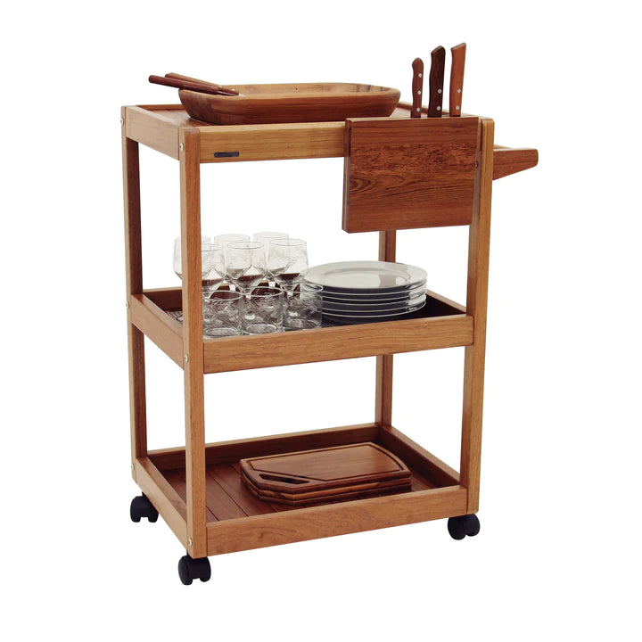 Tramontina Churrasco Serving Trolley in Jatoba Wood