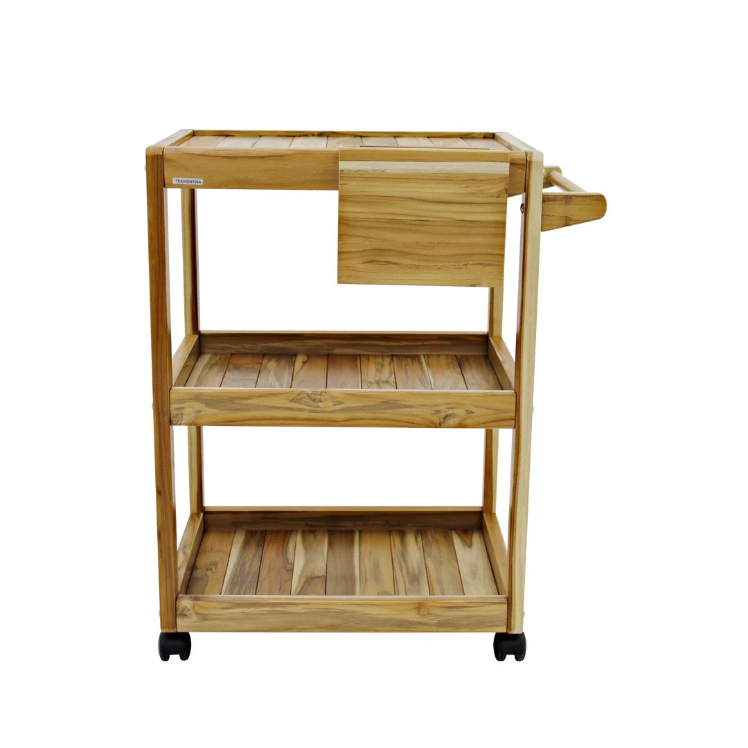 Tramontina Churrasco Serving Trolley in Teak Wood