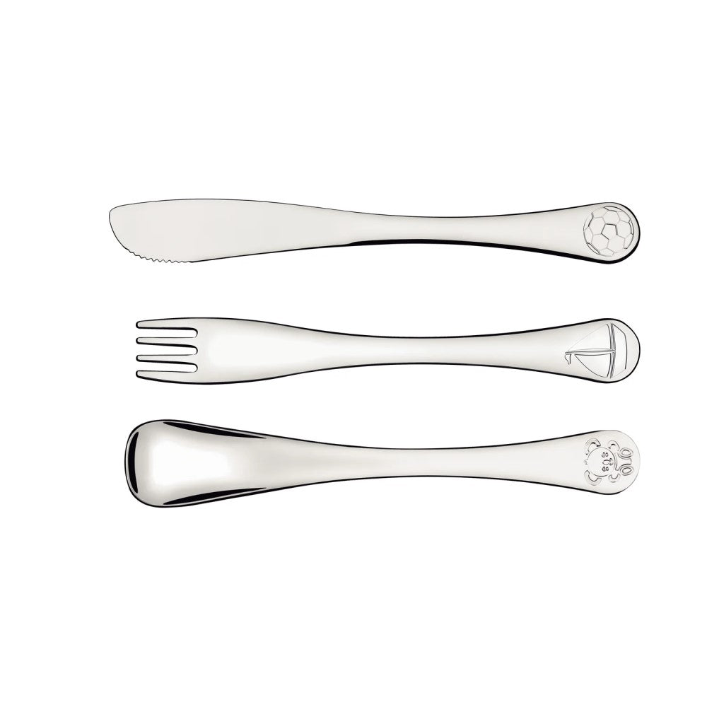 Tramontina Le Petit Stainless Steel Children's Flatware Set, 3 Pcs Set