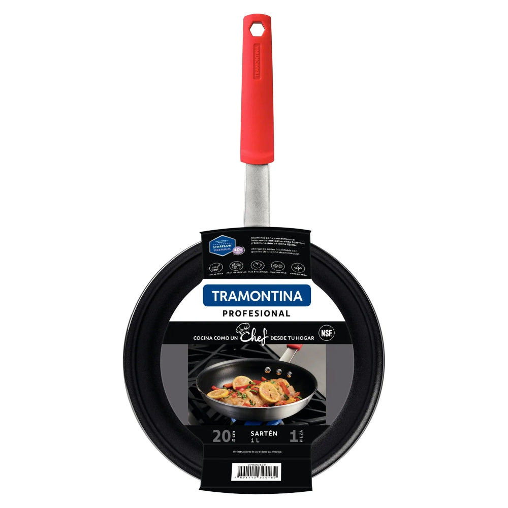 Tramontina Professional Aluminum Frying Pan 20 cm, 1 L