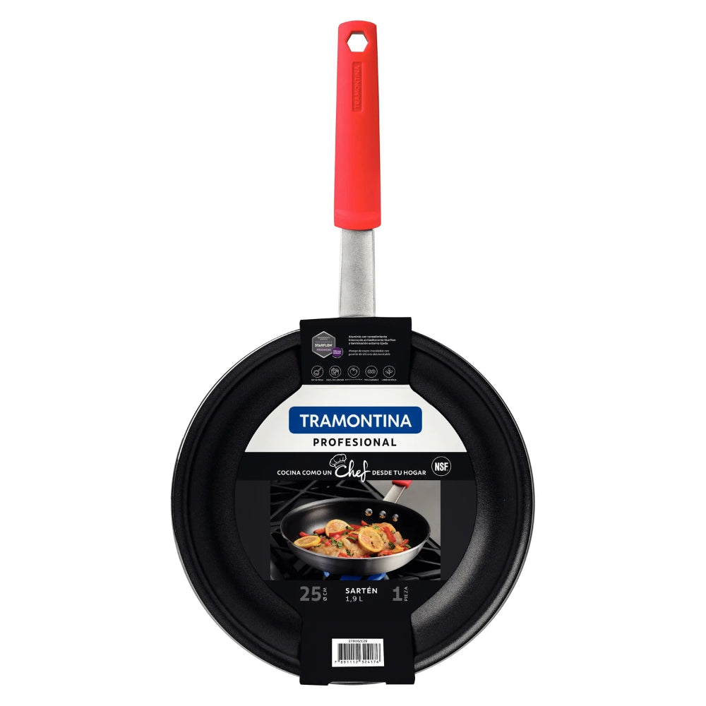 Tramontina Professional Aluminum Frying Pan 25 cm, 1.9 L