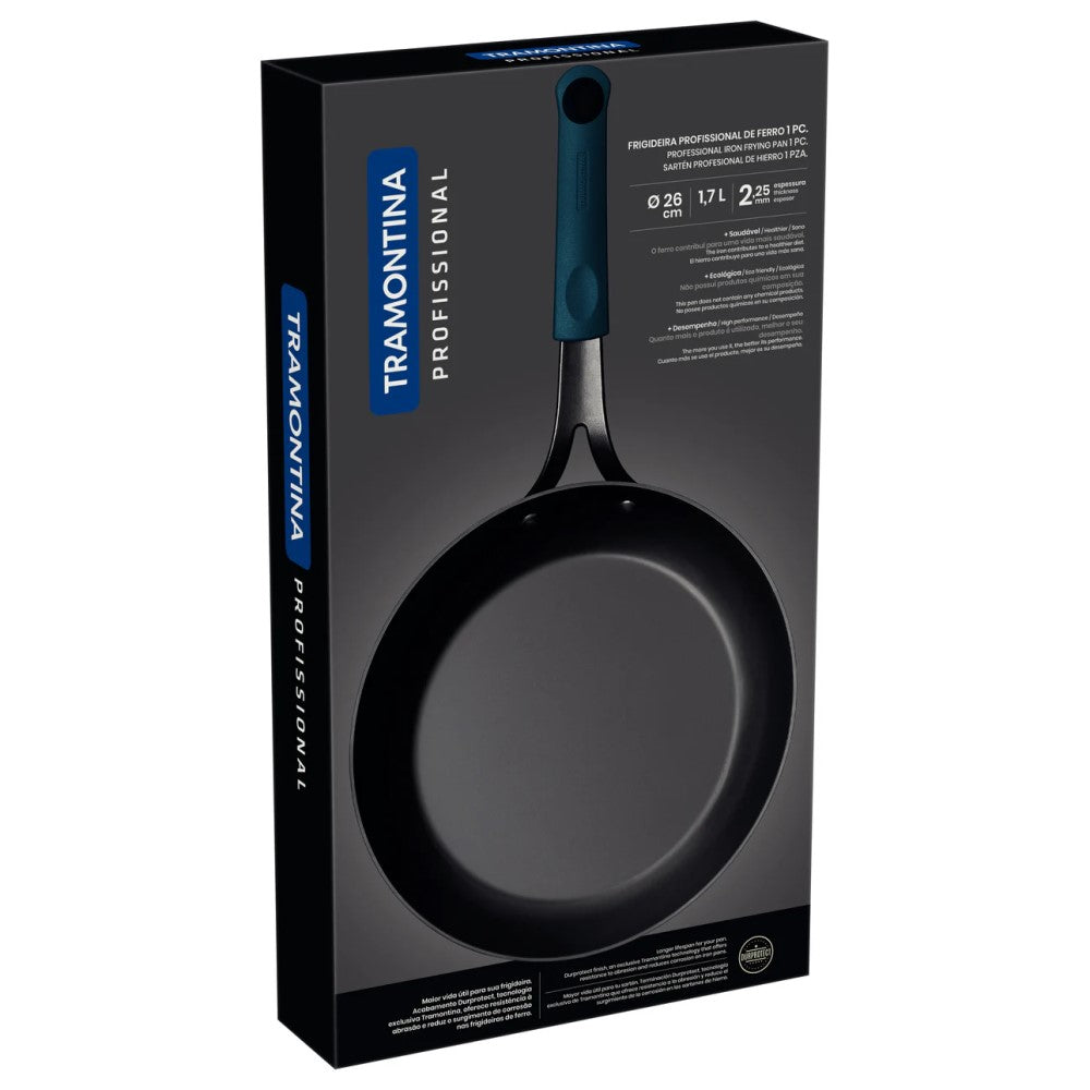 Tramontina Professional Iron Frying Pan, 26 cm, 1.7 L