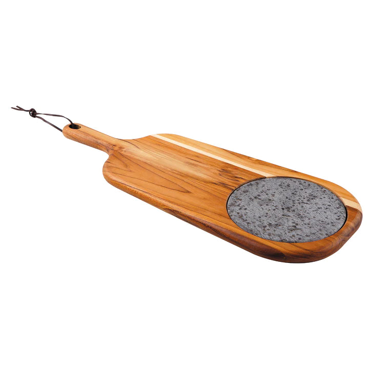 Tramontina Provence Cheese Board With Handle and Stone 48x19cms