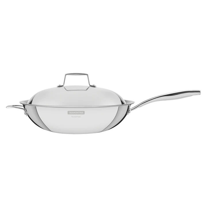 Tramontina Stainless Steel Grano Wok 32cms