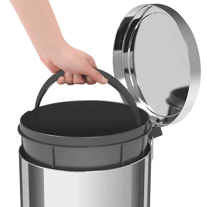 Tramontina Stainless Steel Pedal Trash Bin 20 Litres