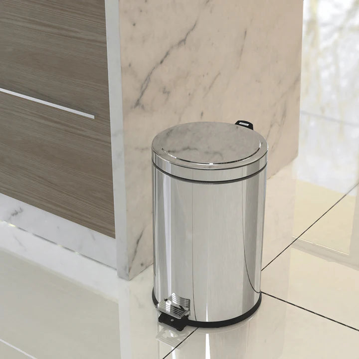 Tramontina Stainless Steel Pedal Trash Bin 20 Litres