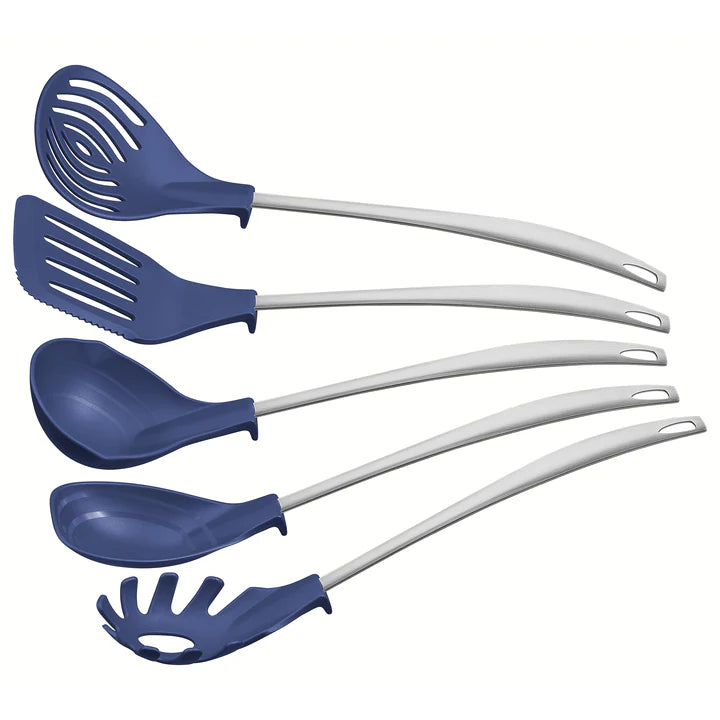 Tramontina Verano Blue Utensil Set 5Pcs