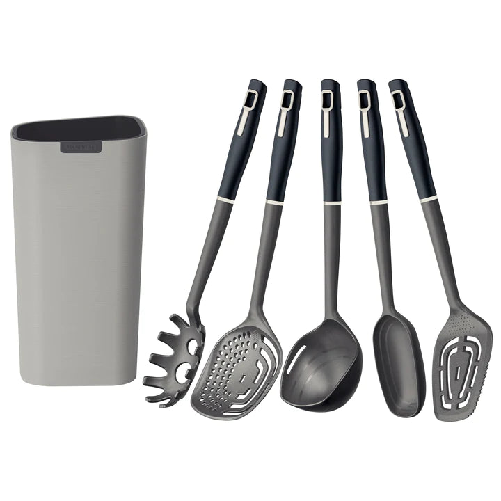 Tramontina Verano Utensil Set with Holder 6Pcs