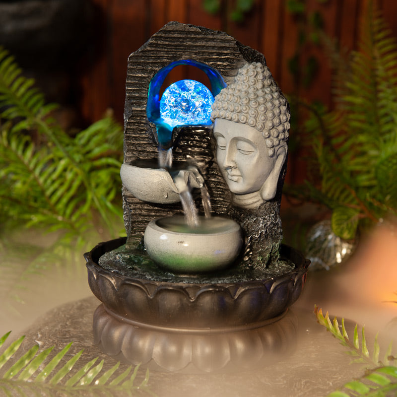 Tranquil Buddha Drift Water Fountain