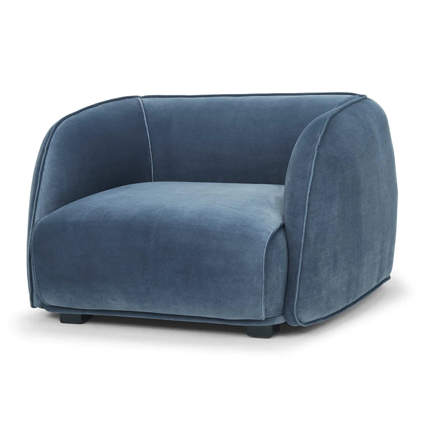 Tranquil Throne Lounge Armchair - Blue