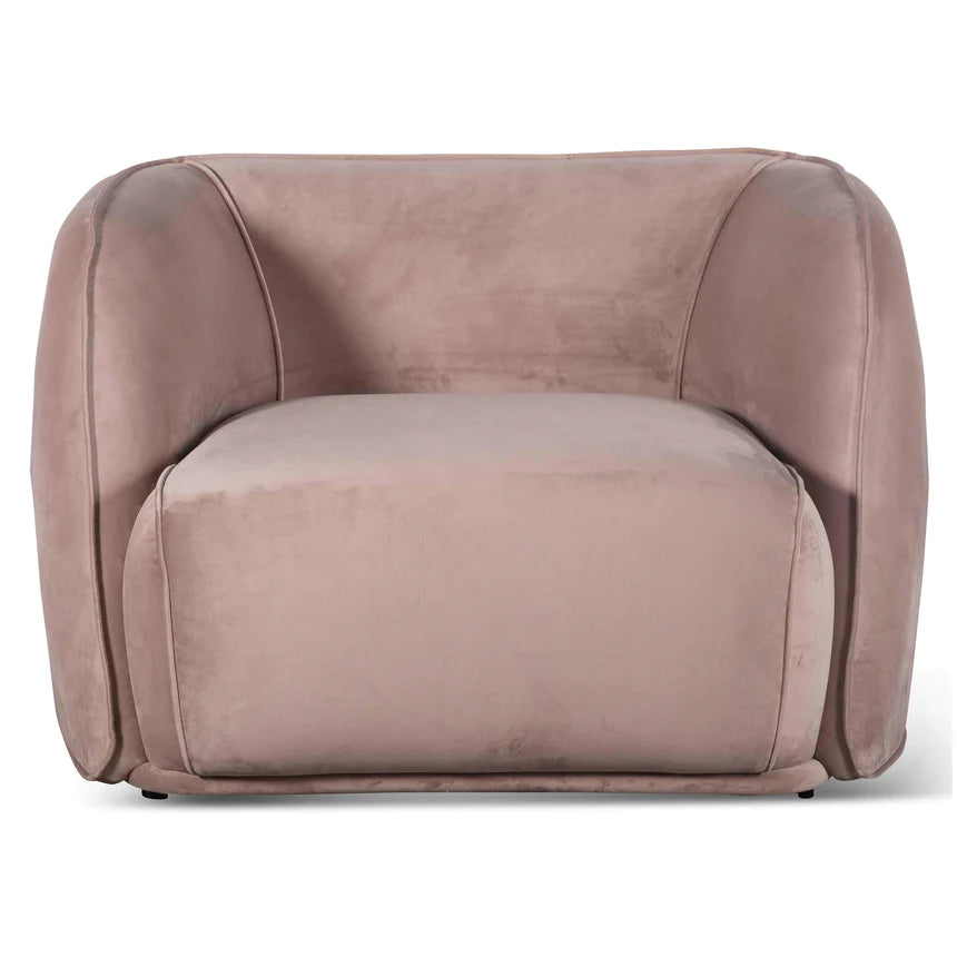 Tranquil Throne Lounge Armchair - Blush