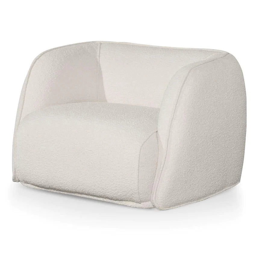 Tranquil Throne Lounge Armchair -Ivory