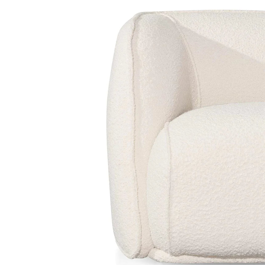 Tranquil Throne Lounge Armchair -Ivory