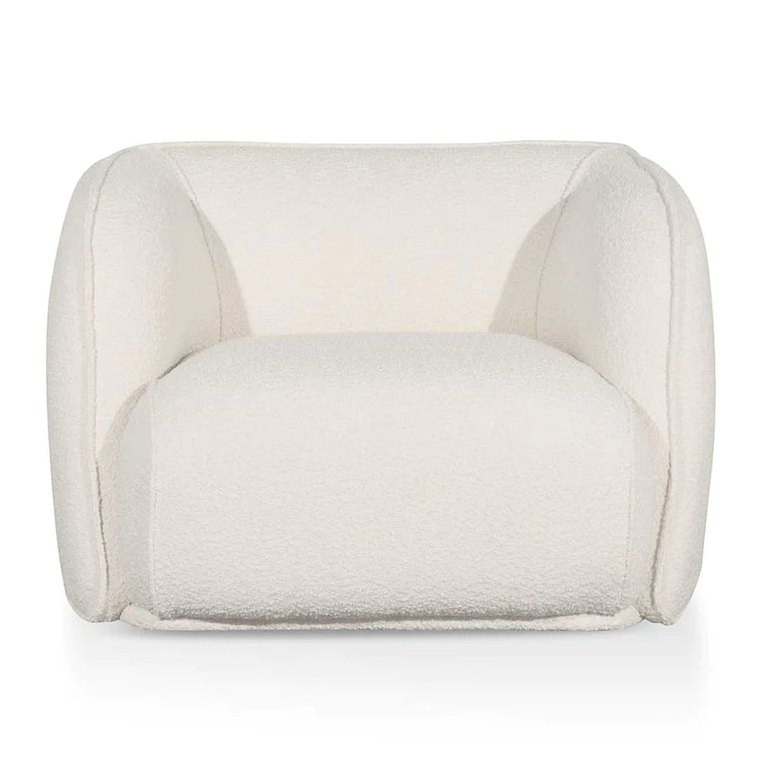 Tranquil Throne Lounge Armchair -Ivory