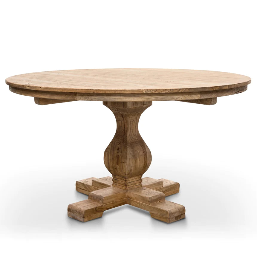 Transitional Wooden Dining Table 140cms - Natural