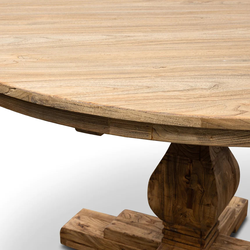 Transitional Wooden Dining Table 140cms - Natural