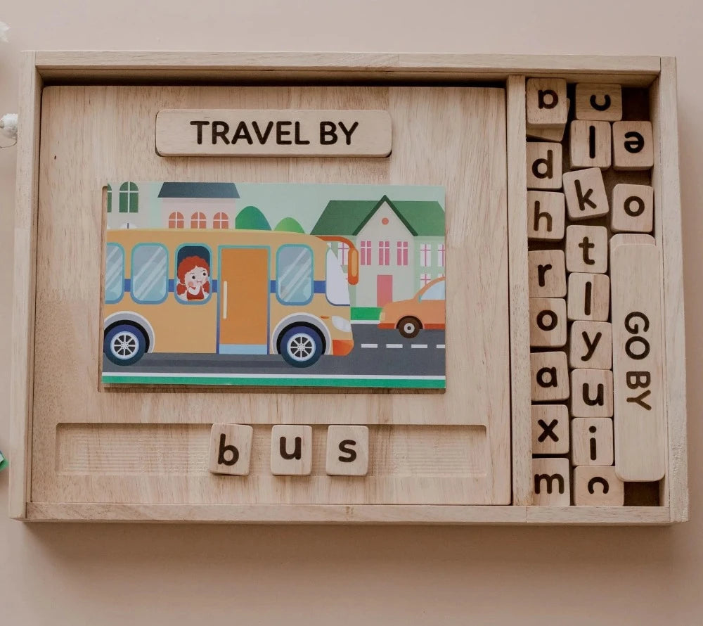 Transport Alphabetical Wooden Set