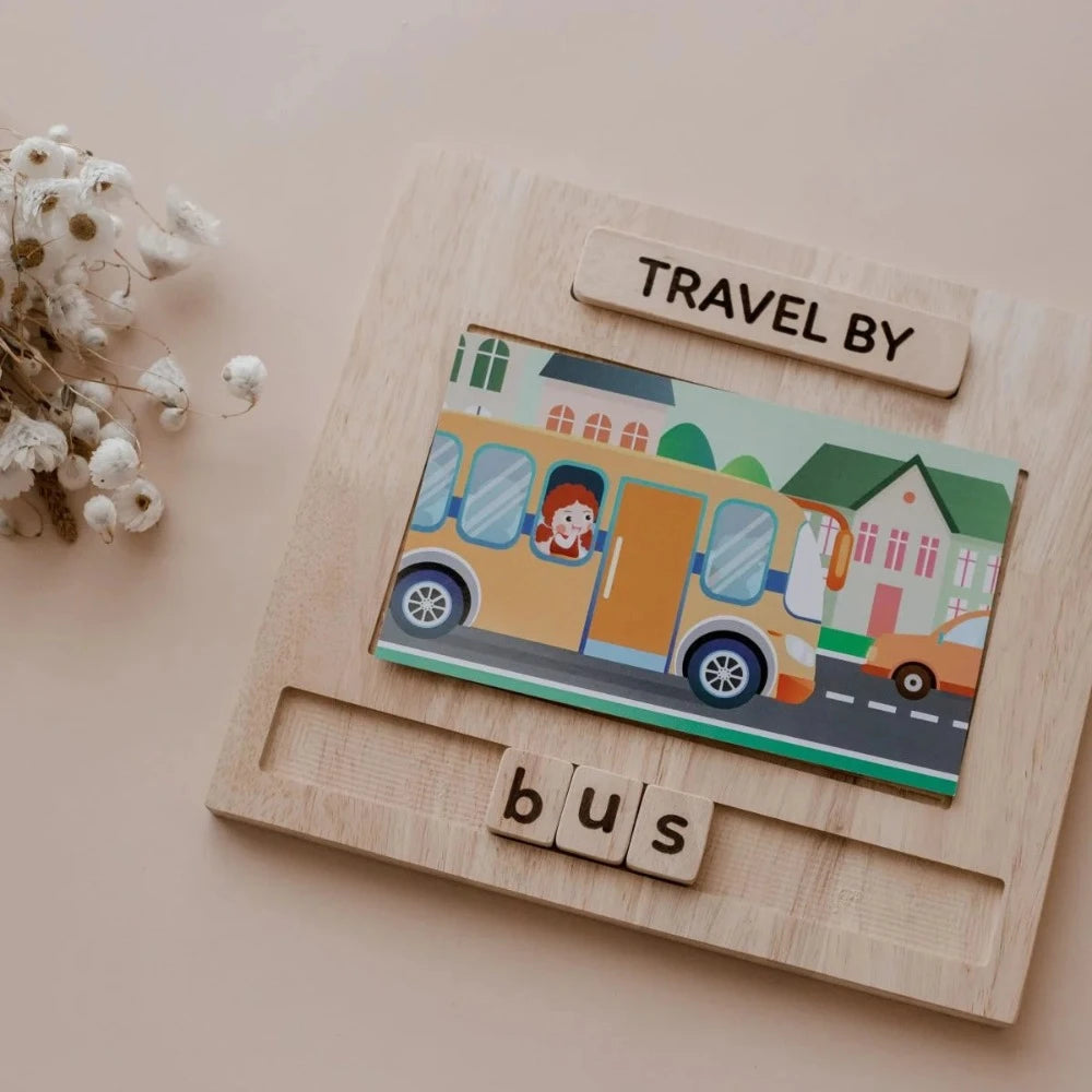 Transport Alphabetical Wooden Set