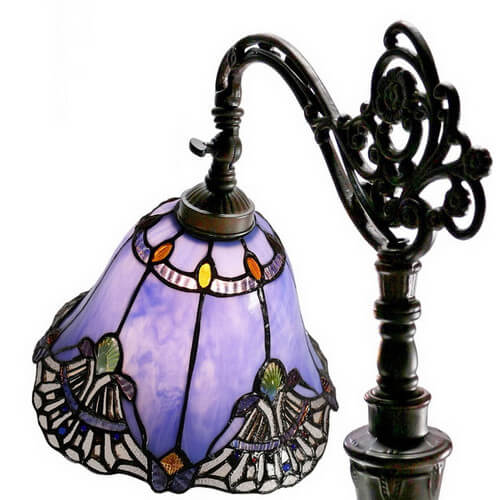 Triangle Aurora Downbridge Tiffany Glass Floor Lamp (Available in 4 Colors)