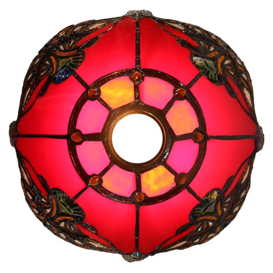 Triangle Aurora Downbridge Tiffany Glass Floor Lamp (Available in 4 Colors)