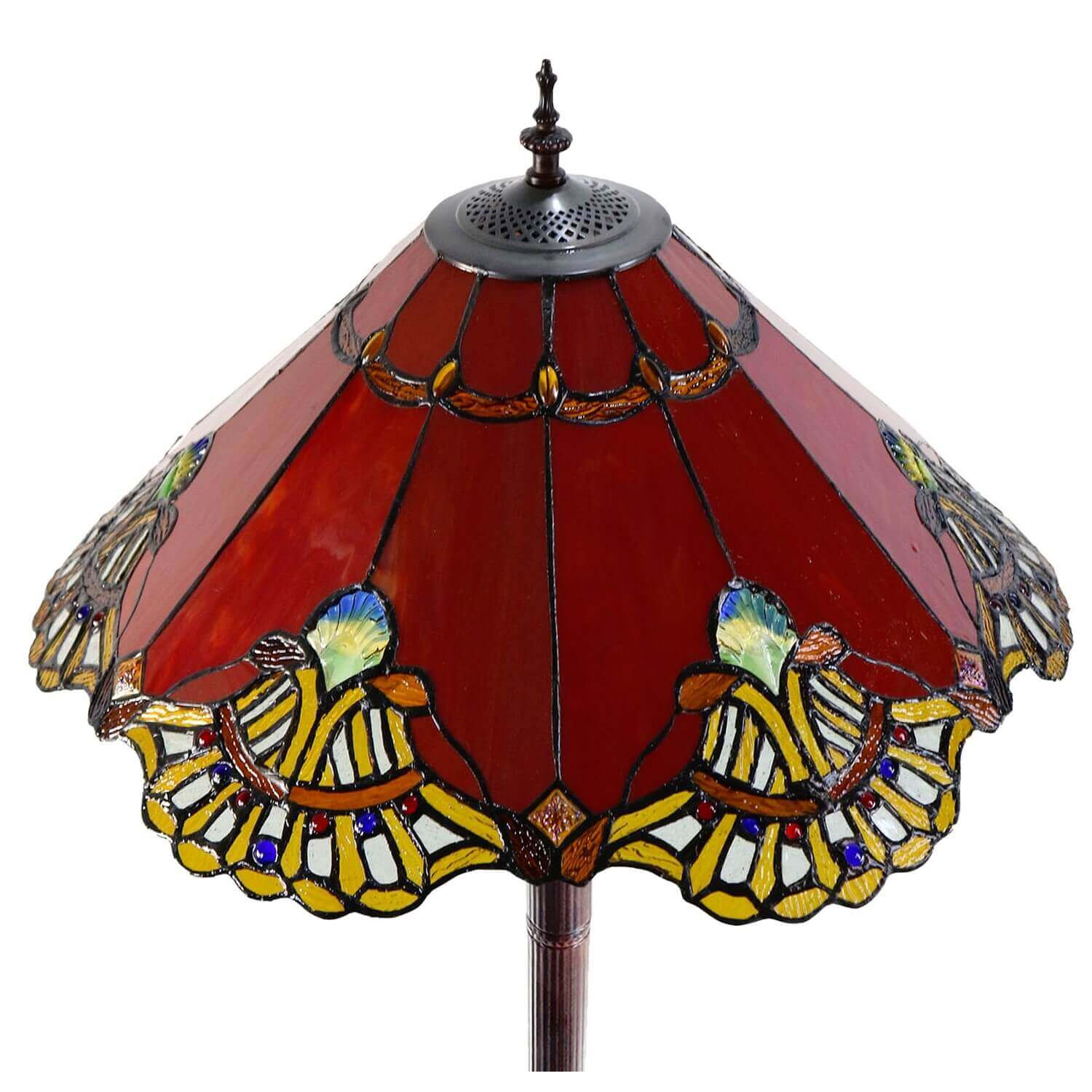 Triangle Aurora Tiffany Glass Floor Lamp (Available in 4 Colors)