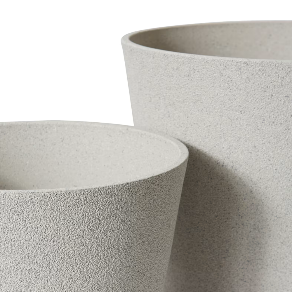 Trio Arturo Agelite Planters - Light Grey - Set of 3